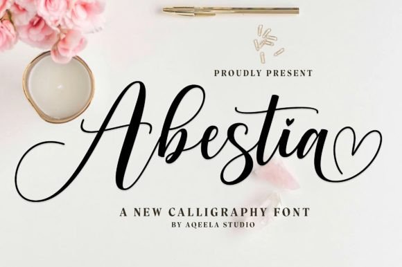 Abestia Font: Elevating Digital Romance in Web Design