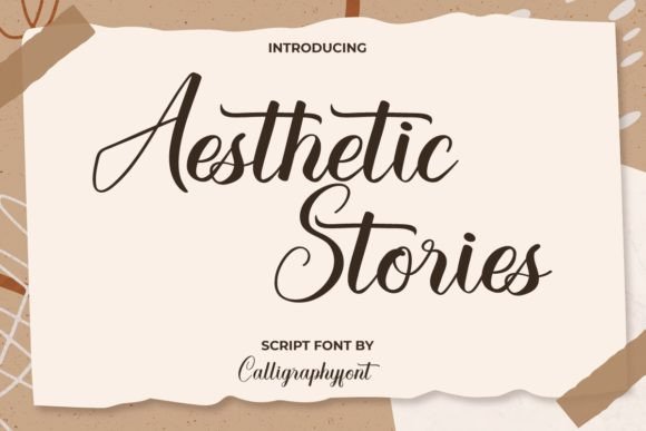 Aesthetic Stories Font: A Designer’s Branding Test