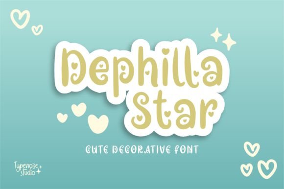 Dephilla Star Font: Adding Joy to Brand Identity Design