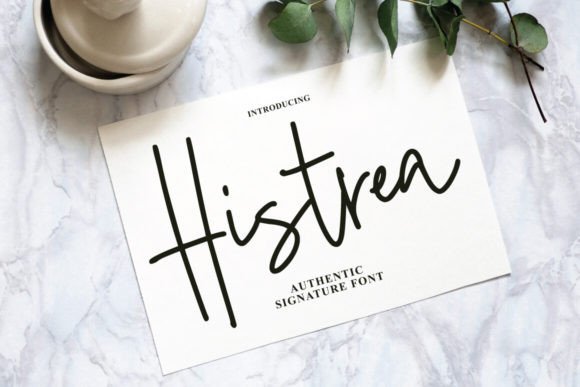 Histrea Font: Adding Handmade Charm to Brand Identity