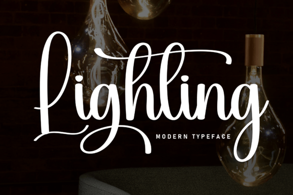Lighting Font: Elevating Brand Identity with Elegant Script