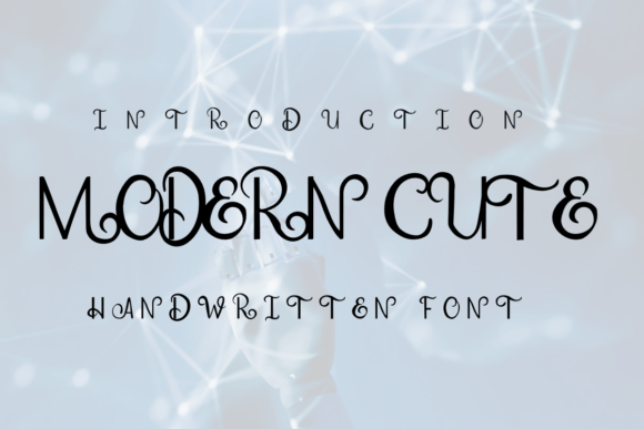 Modern Cute Font: A Handwritten Typeface for Editorial Design