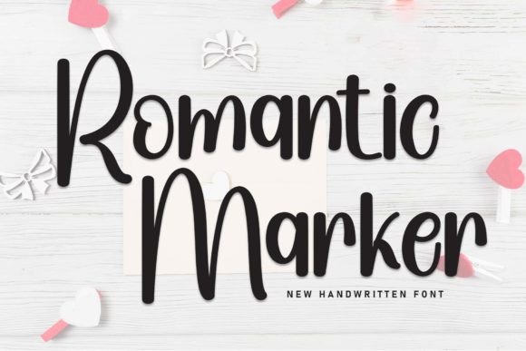 Romantic Marker Font: Sweet Handwritten Style for Makers