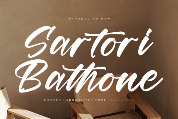 Sartori Bathone Font for Luxury Web Design