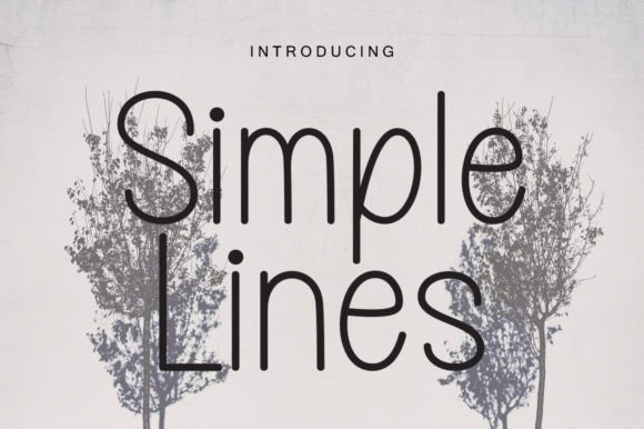 Simple Lines Font: Adding Warmth to Digital Layouts