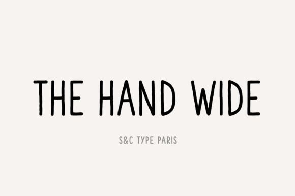 The Hand Wide Font: Readable Handwriting for Digital Campaigns