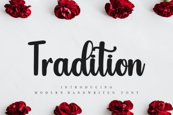 Tradition Font: Elevating Campaign Visuals with Handwritten Elegance