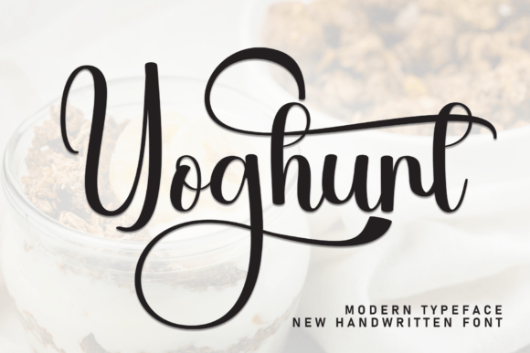 Yoghurt Font: Adding Sweetness to Handmade Labels